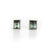 Bi-colour Tourmaline Ear studs