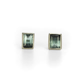 Bi-colour Tourmaline Ear studs