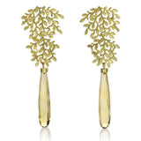 Citrine chandelier earrings