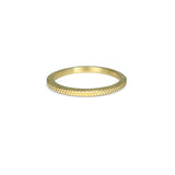 Dotted band in Yellow Gold