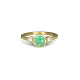 Emerald Trilogy Ring