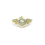 Hexagon Diamond Ring