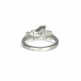Marquise Sapphire and Diamond Ring
