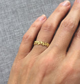 Wreath Ring in Yellow Gold