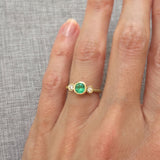 Emerald Trilogy Ring