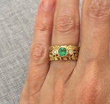 Wreath Ring in Yellow Gold