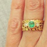 Emerald Trilogy Ring