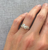 Marquise Sapphire and Diamond Ring