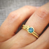 Oceanic Oak Branch Ring