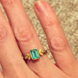 Emerald Oak Ring