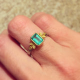 Emerald Oak Ring