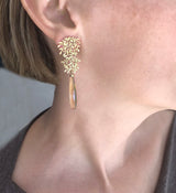 Citrine chandelier earrings