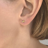 Mini Twin Leaf Studs