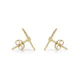 Star Earrings with Diamond