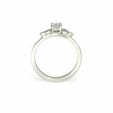 White Sapphire Oak Ring