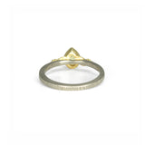 Yellow Sapphire Oak leaves Ring