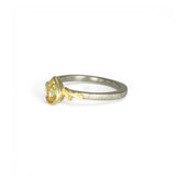 Yellow Sapphire Oak leaves Ring