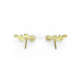 Oak Sprig Diamond Studs