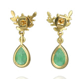 Emerald Drop Earrings