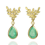 Emerald Drop Earrings
