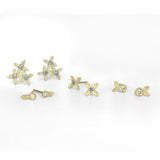 Mini Twin Leaf Studs