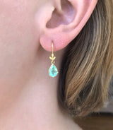 Emerald Oak Drop Earrings