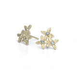 Sapphire Cluster Earstuds