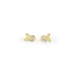 Mini Twin Leaf Studs