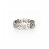 Wreath Ring in White Gold