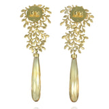 Citrine chandelier earrings