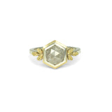 Hexagon Diamond Ring