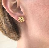 Star Earrings with Diamond